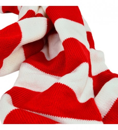 TrendsBlue Soft Knit Striped Scarf