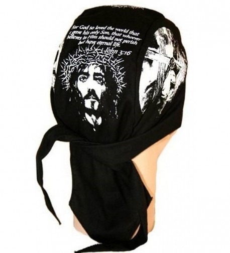 Skull Cap Biker Caps Headwraps Doo Rags - John 3:16 - CY12ELHLAR5