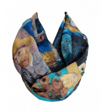 Etwoa's Van Gogh Paintings Infinity Scarf Circle Loop Tube Scarf - CU187EO5DKI