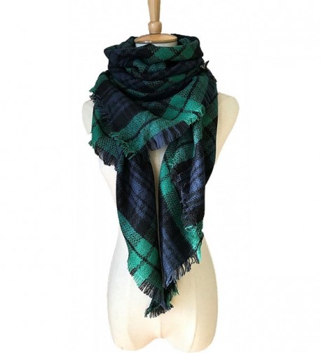 Wander Agio Womens Triangle Scarves - Dark Green Colour - CD185RLZHG4