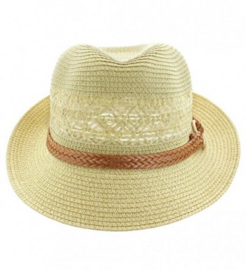 Faddism Fashion Fedora Hat Tan