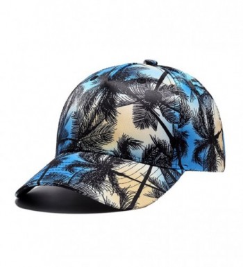 Quanhaigou Printed Baseball Cap-Graffiti Unisex Snapback Flat Bill Hip Hop Hats - Blue Black - CU182ZSK24G
