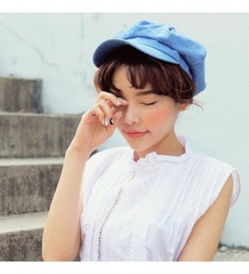 DDLBiz Fashion Women Newsboy Octagonal in Women's Cowboy Hats