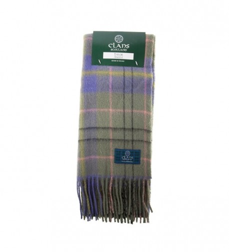 Clans Of Scotland Pure New Wool Scottish Tartan Scarf Taylor Ancient (One Size) - CO123H4946X