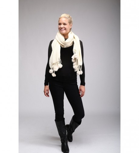 Womens Winter Solid Oblong Fringe in Cold Weather Scarves & Wraps