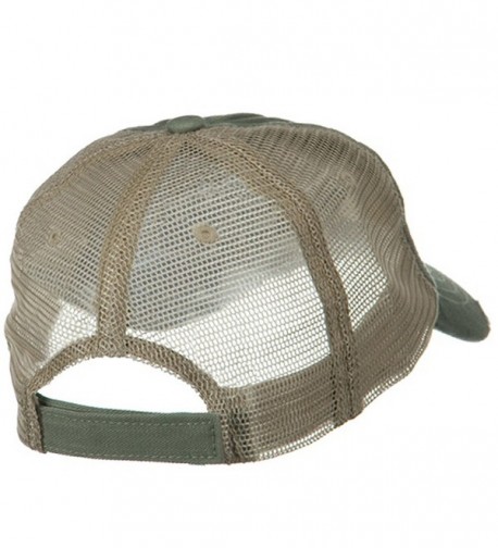 Washed Organic Cotton Mesh Cap Olive CG1153M8MT3