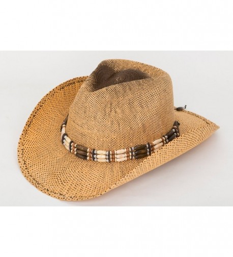 Jacobson Straw Cowboy Hat Antique