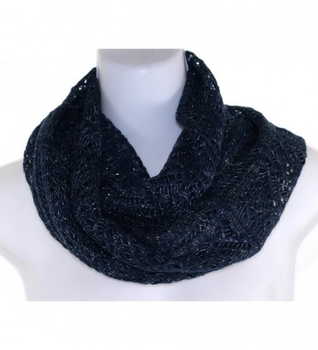 Womens Thick Knitted Infinity Scarf