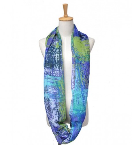 Shokim Womens Artistic Infinity Scarf 71