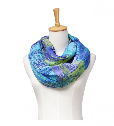 Shokim Womens Artistic Infinity Scarf 71 in Fashion Scarves