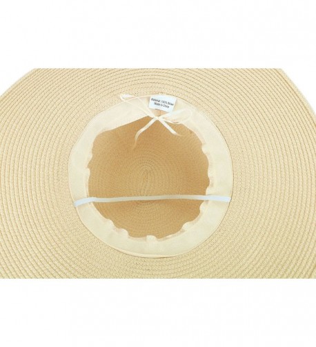 AshopZ Womens Summer Straw Strap in Women's Sun Hats