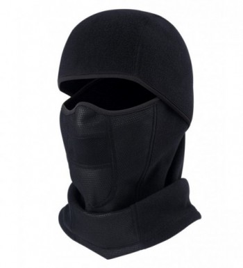 ChinFun Balaclave Windproof Motorcycle Black Polar - Black Balaclava-Polar Fleece - CF1872NMIWX