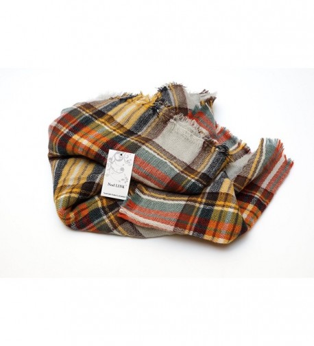 Womens Tartan Scarf Checked Pashmina in Wraps & Pashminas