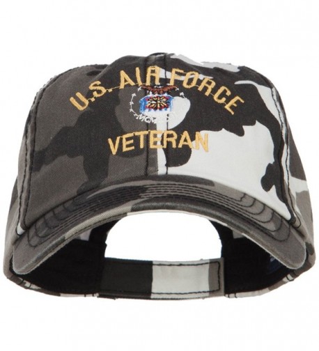 E4hats US Air Force Veteran Military Embroidered Enzyme Camo Cap - City - CF180UCUM5T