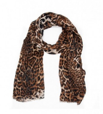 Fashion Leopard Animal Print Shawl Scarf Wrap Womens Gift For White Valentine's Day - CM1804RCUSC