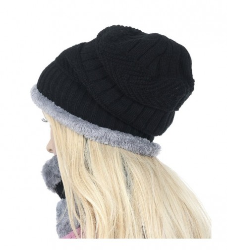 Ypser Womens Beanie Winter Knitted in Women's Skullies & Beanies