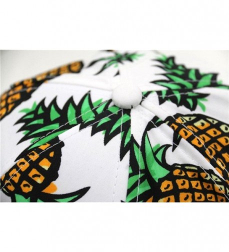 Kemilove Pineapple Snapback Adjustable Baseball