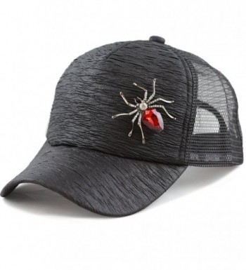 HAT DEPOT Ornament Snapback Spider Black