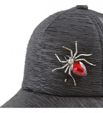 HAT DEPOT Ornament Snapback Spider Black in Women's Baseball Caps