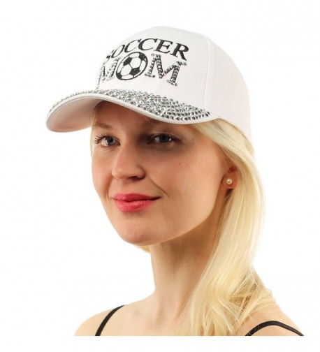 Everyday Rhinestones Baseball Hat Soccer