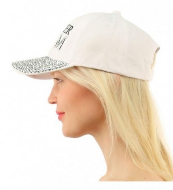 Everyday Rhinestones Baseball Hat Soccer in Women's Baseball Caps