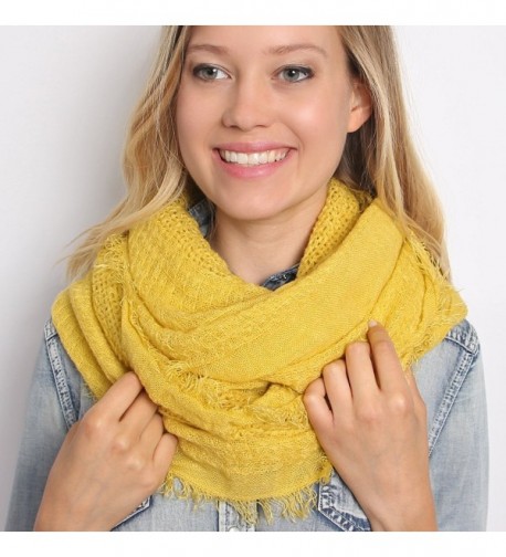 MYS Collection Infinity Scarf Mustard in Cold Weather Scarves & Wraps