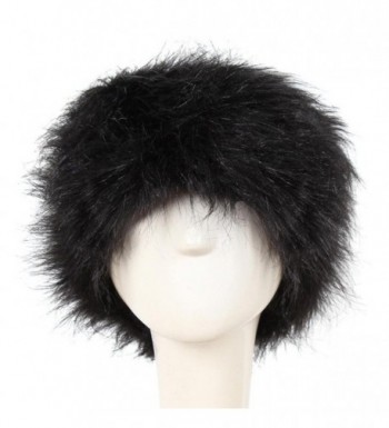 Besde Winter Hat Keep Warm Faux Fur Headgear Cap - Black - C51886IAMGW