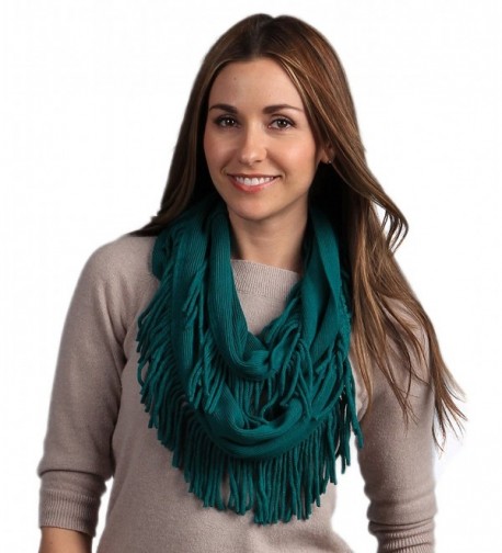 StylesILove Knitted Lightweight Infinity Turquoise in Fashion Scarves