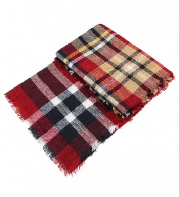 Wonderfit Women Plaid Blanket Tartan in Fashion Scarves