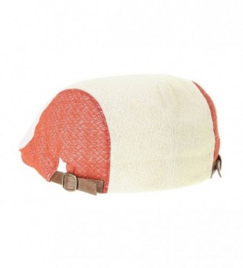 WITHMOONS Summer Neutral LD3050 Orange in Men's Newsboy Caps