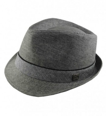 JKO Men's Gray Fedora Gray Band 2xl 62cm - CN11W7Z32GH