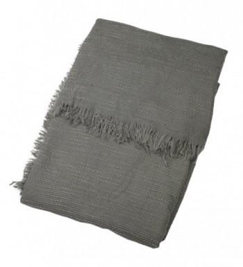 Charcoal Womens Fashion Blanket Scarves in Fashion Scarves