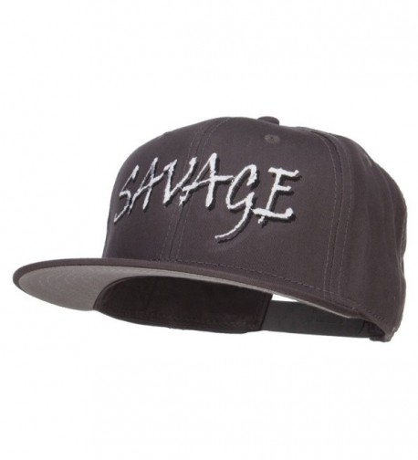 E4hats Savage Embroidered Cotton Snapback