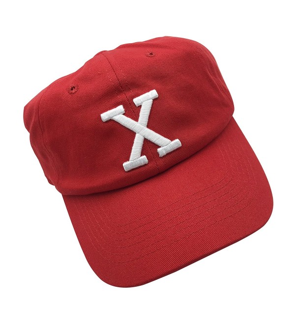 chen guoqiang Malcolm X Hat Baseball Cap Dad Adjustable Snapback 3D Embroidered X Vintage - Red - C5188XSTUCY