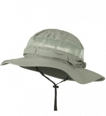 UV 50+ Side Mesh Talson Bucket Hat - Grey - C411J5ZFWGP