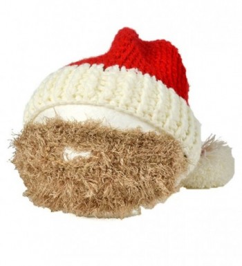 MorySong Knitted Christmas Costume Santa in Men's Skullies & Beanies