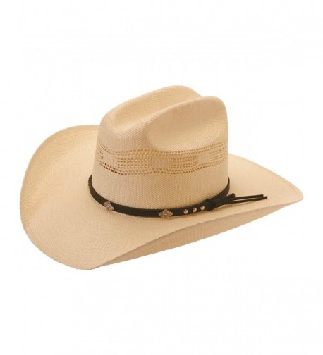 Silverado Men's Colorado Bangora Straw Cowboy Hat - Colorado - Ivory - C1112INTGQ3