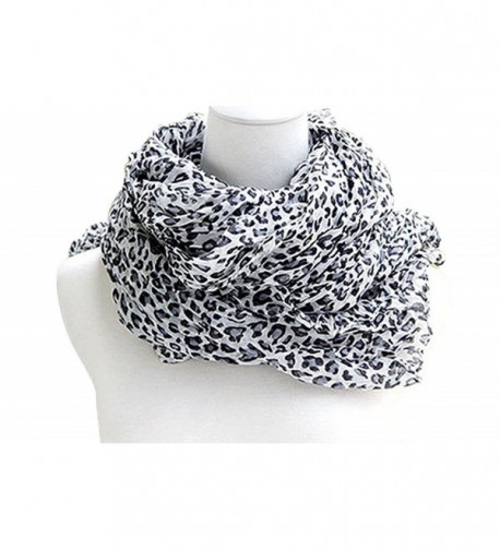 Veenajo Fahionable Women's Leopard Animal Print Scarf wrap Pashmina Soft Shawl - 3 - CC12NGG5Q5G