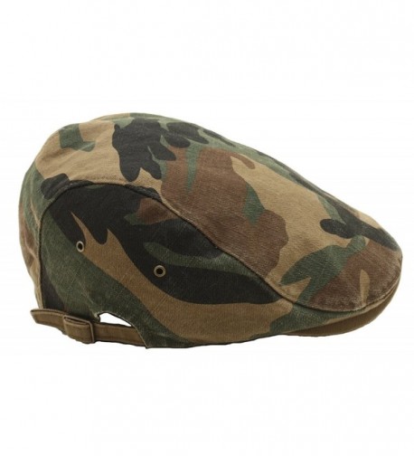 Camouflage Driving Military Patterned Newsboy in Men's Newsboy Caps