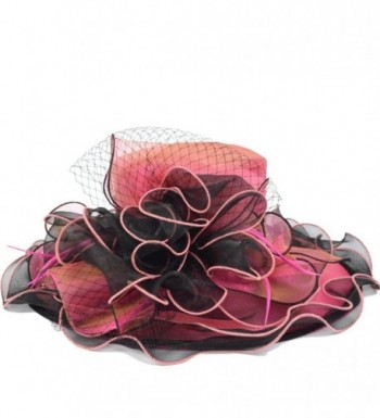 JESSE RENA Fascinator British Two Tone Hot in Women's Sun Hats