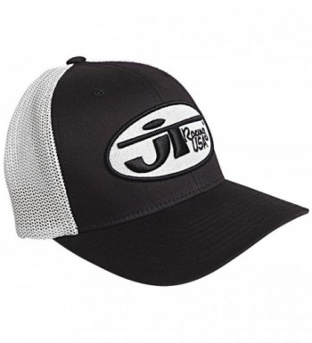 JT Racing USA Hat with Oval Logo (Black/White- Large/X-Large) - Black/White - CL1176EIMI7