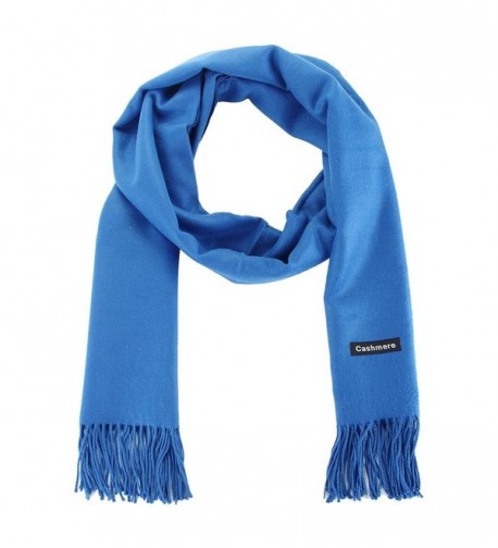 Winter Cashmere Lambswool Fringe Valentines - Blue - CY126NRM5YJ