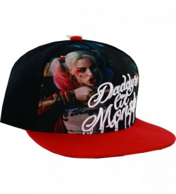 DC Comics Suicide Squad Logo Snapback Hat (Red/Black) - CC12LNZ4N69