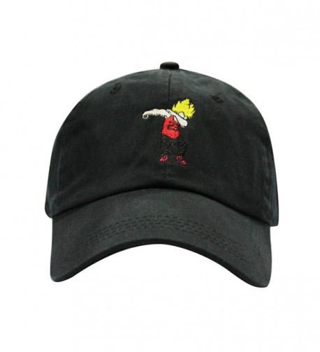 ChoKoLids Dabbin Dad Hat Cotton Baseball Cap Polo Style Low Profile 6 Colors - Black - CR185S9RQKN