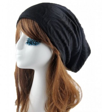 Urban Virgin Original Cap Beanie Cap Hat Warm and Durable Stretchy Slap Cap Soft Beanie Hats for Women - Black - C9183TWO0Y4