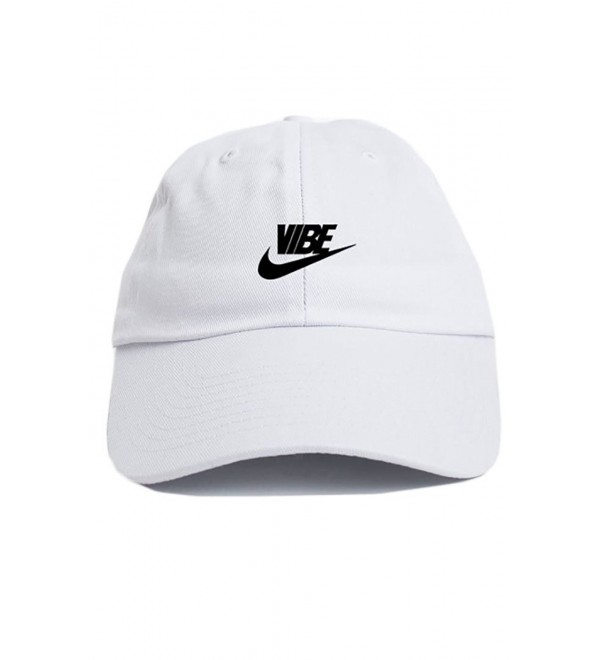 Just Vibe Swoosh White w/ Black Dad Hat - CE12O133QVX