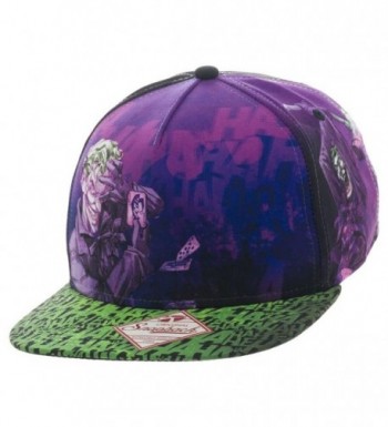 DC Comics HaHaHa Sublimated Snapback in Men's Baseball Caps