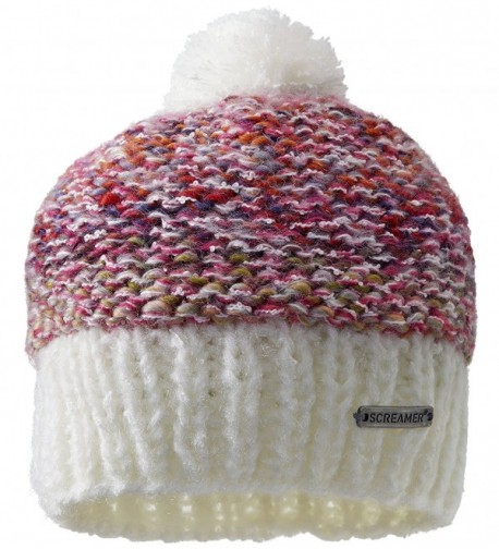 Screamer Women's Chellene Beanie Hat - Rose - C211MM5YRQB