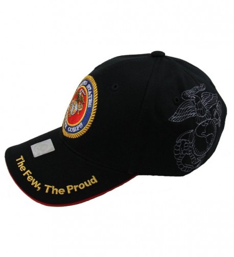 U S Marine Corps Cap BLACK