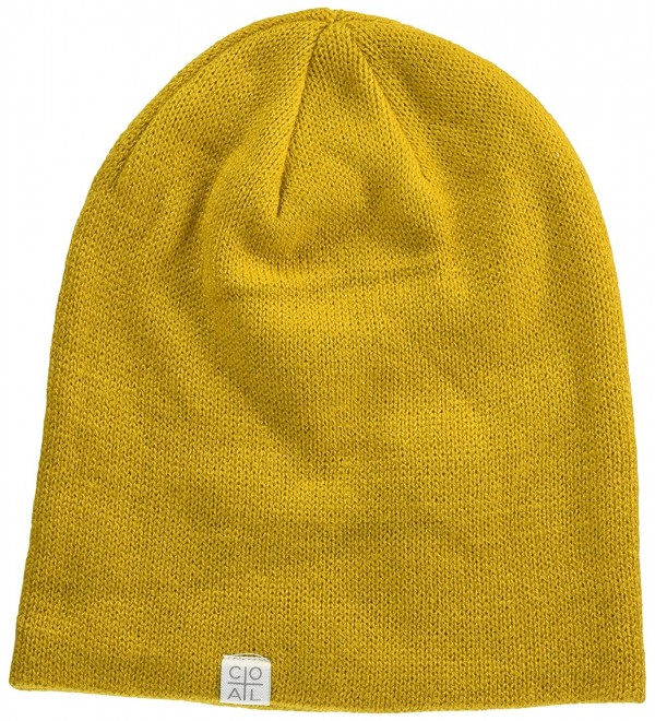 Coal Men's Flt Unisex Beanie - Mustard - CG12I3AYZR3